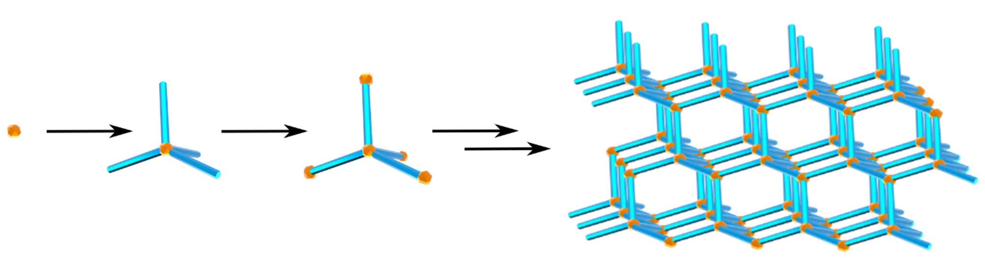 Synthesis of hierarchical metal nanostructures for electrocatalyst supports