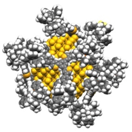 Transition metal complex hybrid materials