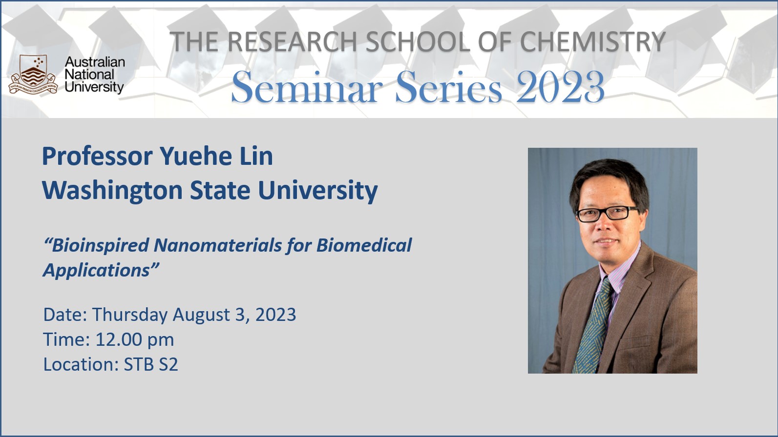 RSC Seminar Series - Professor Yuehe Lin