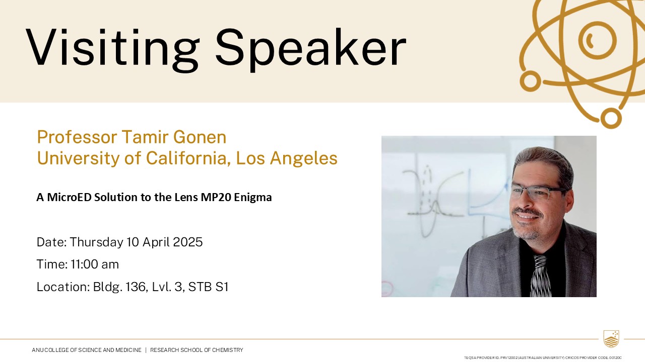 Visiting Speaker - Tamir Gonen