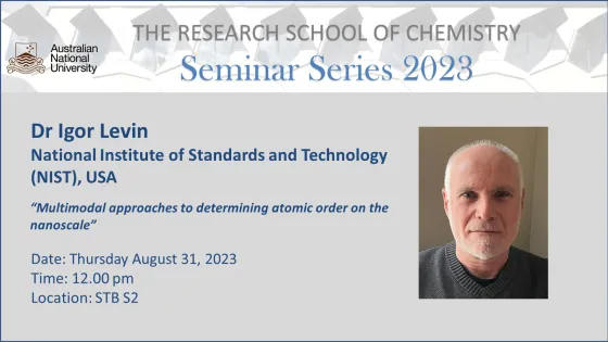 RSC School Seminar - Igor Levin 20230831.