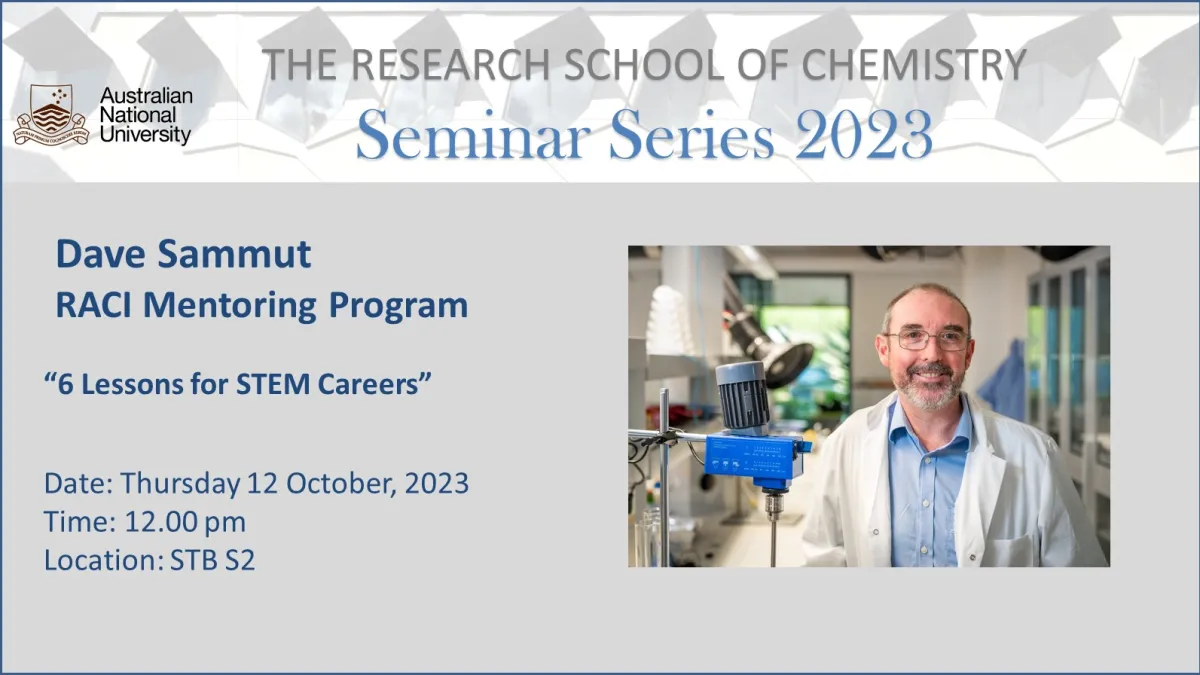 RSC School Seminar - Dave Sammut - 20231012