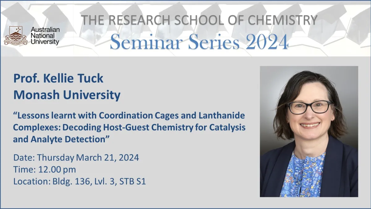 RSC School Seminar - Kellie Tuck 21.03.2024