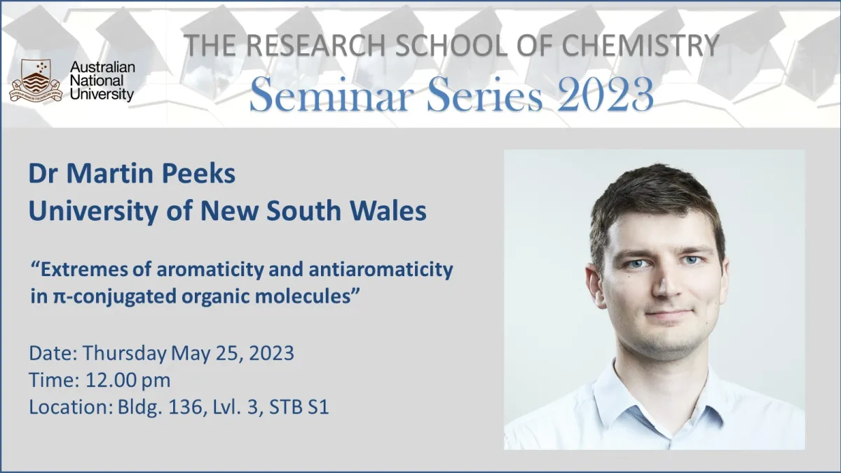 RSC School Seminar - Martin Peeks 25.05.2023