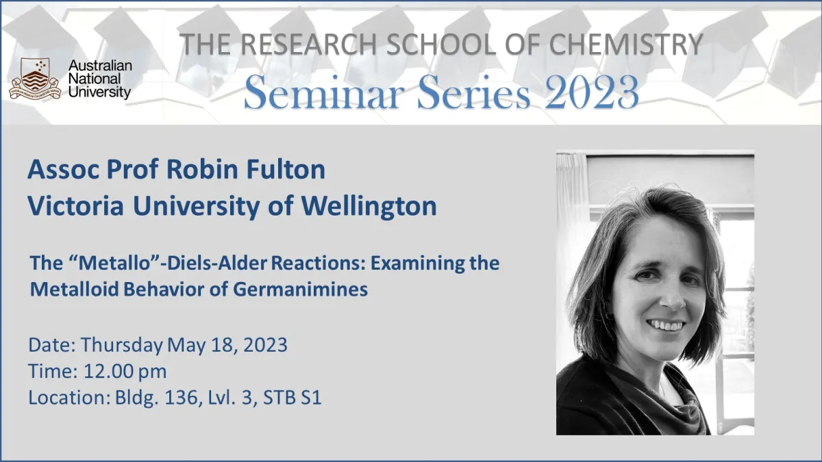 RSC School Seminar - Robin Fulton 18.05.2023