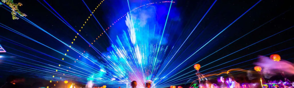 Outdoor music festival
