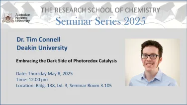 RSC School Seminar - Tim Connell