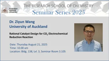 RSC School Seminar - Dr. Ziyun Wang