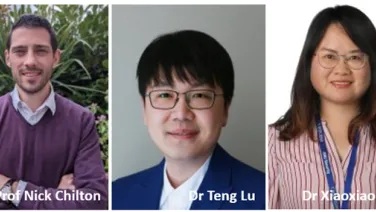 Professor Nick Chilton, Dr Teng Lu and Dr Xiaoxiao Zhang